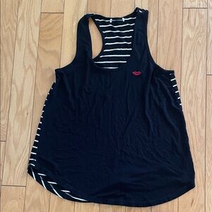 PJ Salvage Black Striped Women's pajama top